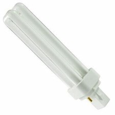 New COMPACT FLUORESCENT LAMPS G24d-2 WARM WHITE 2 PIN ENERGY SAVING 18w = 100W