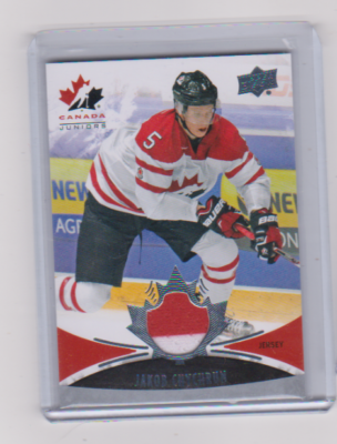 2016 UPPER DECK TEAM CANADA JUNIOR JAKOB CHYCHRUN JERSEY 125