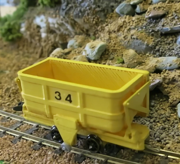 0n18 Scale PH Coal Mining Granby Ore Car Kit w/Wheels On18/O9 Narrow Gauge Wagon - Image 4 of 4