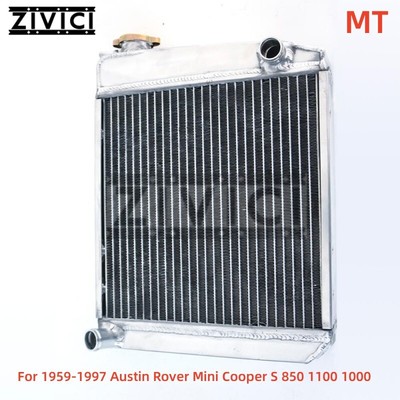 2 Row Aluminum Radiator For 1959-1997 Austin Rover Mini Cooper S 850 1100 1000