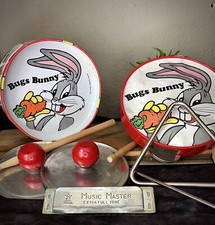 Vintage 1975 Bugs Bunny | Percussion Set | Rare Find | Vintage Home Decor
