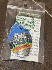 Chimney Tops Trail- Smokey Mountains- Tennessee-Hiking Staff Stick Medallion NEW