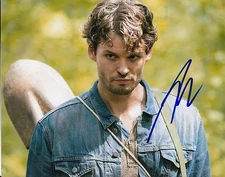 AUSTIN NICHOLS signed *THE WALKING DEAD* Spencer Monroe 8X10 photo W/COA TWD#3
