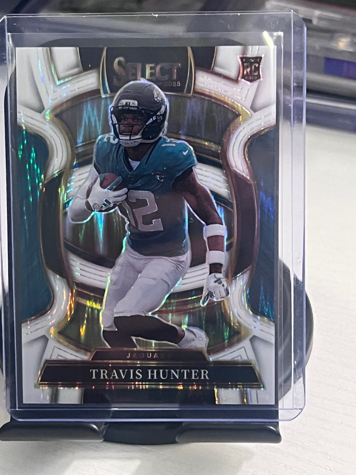 2025 Panini Select Travis Hunter RC WHITE SHOCK Prizm /799