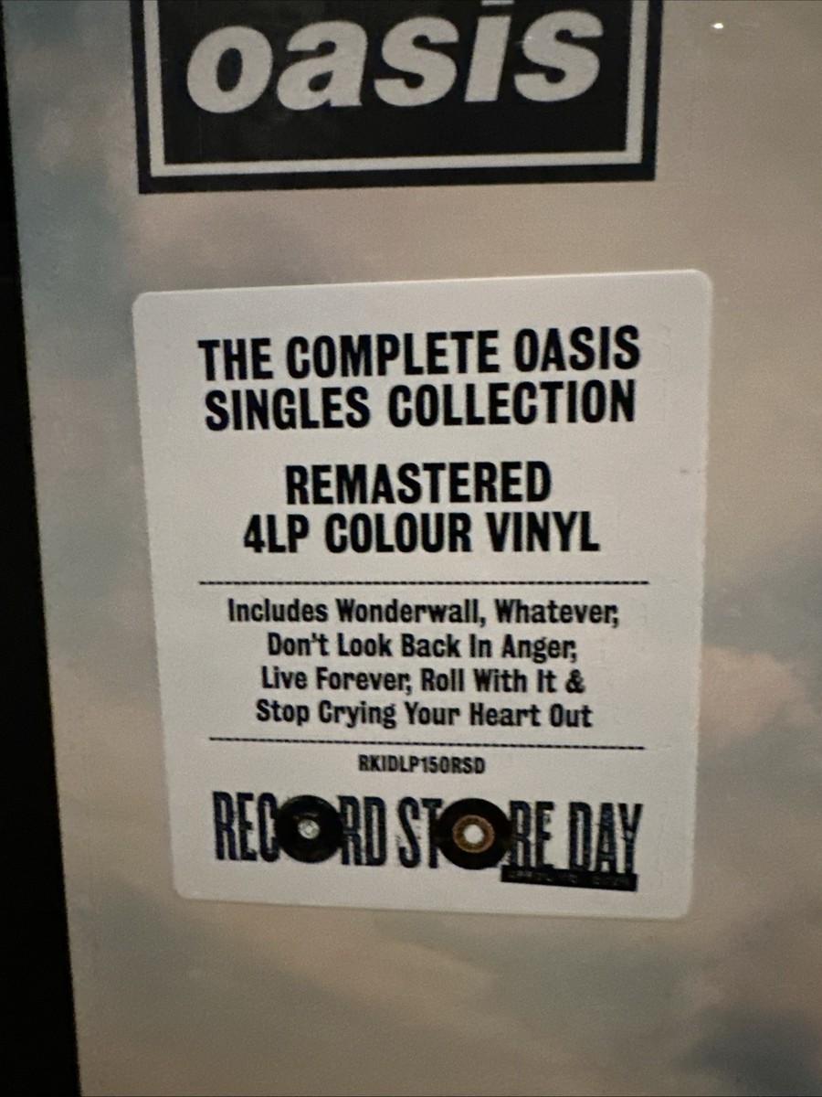 OASIS Time Flies 1994-2009 Remastered 4LP BOX SET Color OASIS Time Flies 1994-2009 Remastered 4LP BOX SET Color