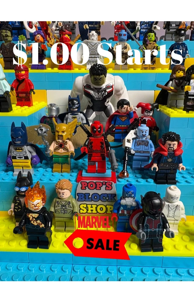 LEGO MINIFIGURE MANIA with $1.00 Starts AND RARE FINDS FOR EVERYONE