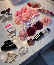 Girls hair accessories lot Of 26 New And Barely Used