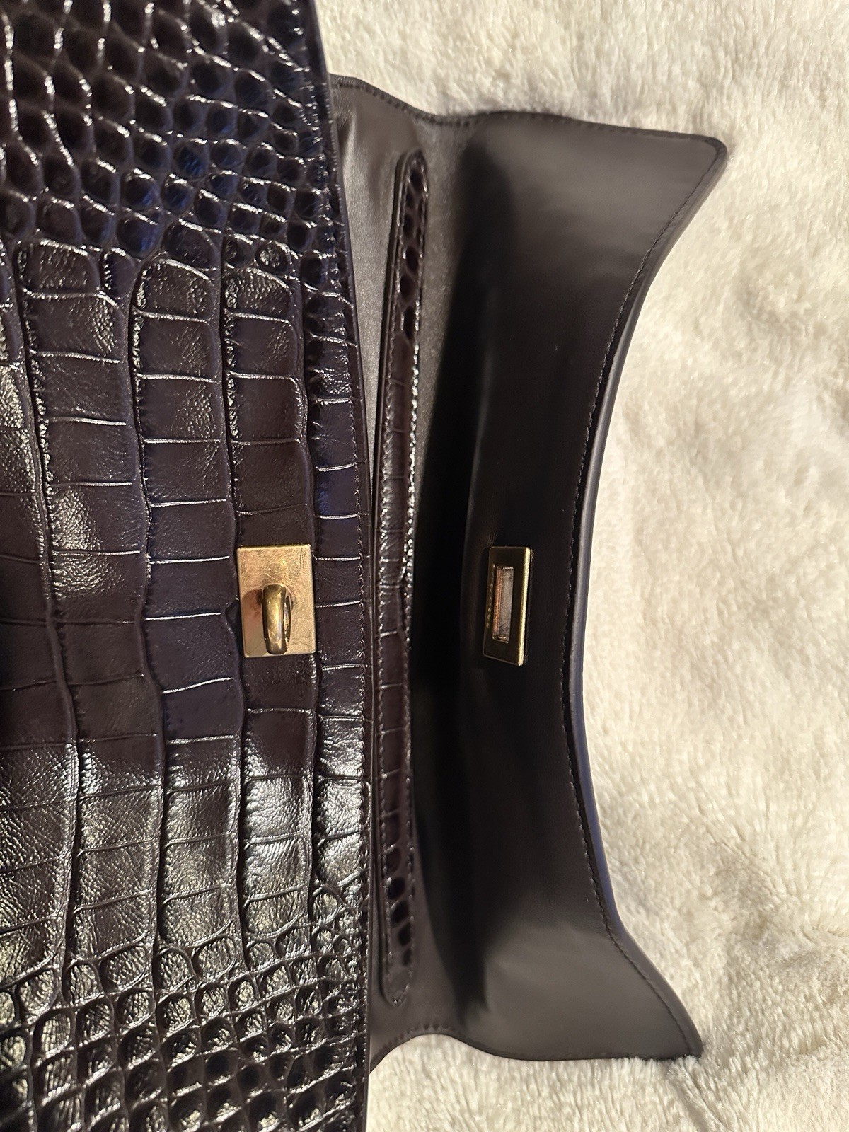 Balenciaga Rodeo bag medium espresso crocodile embossed calfskin Brand New thumbnail 6