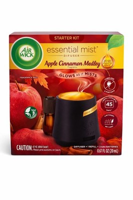 Air Wick Essential Mist Fall Scented Oil Air Freshener Diffuser Starter Kit