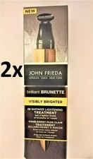 Image of 2x John Frieda Brilliant Brunette Visibly Brighter In-Shower Treatment, 34ml