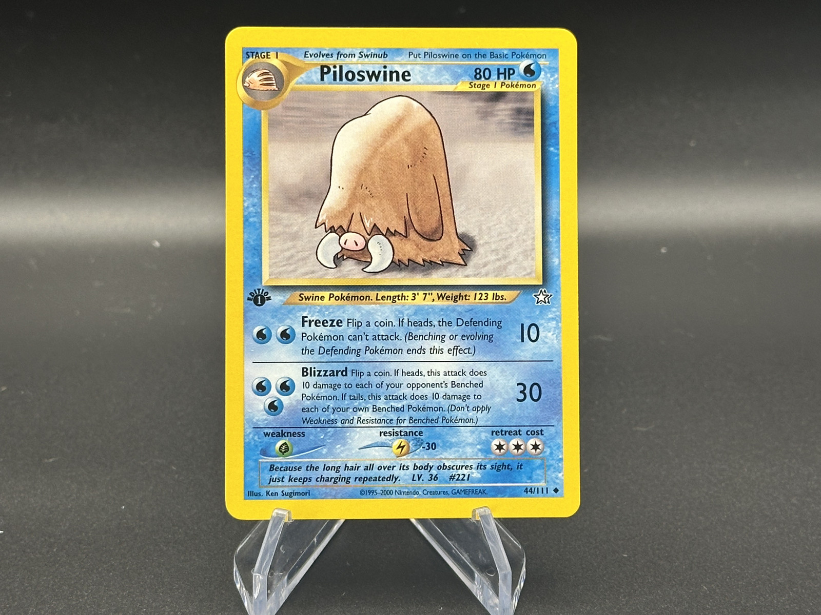 Piloswine - 1st Edition - 44/111 Neo Genesis - Pokémon TCG - 2000