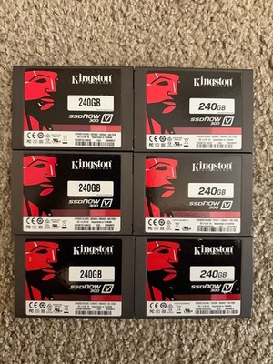 Kingston SSDNow V300 240GB 2.5'' SATA III SSD SV300S37A/240G - Tested and Clean