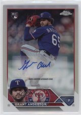 2023 Topps Chrome Update Auto Refractor 25/499 Grant Anderson #AC-GAN Auto 0z0v