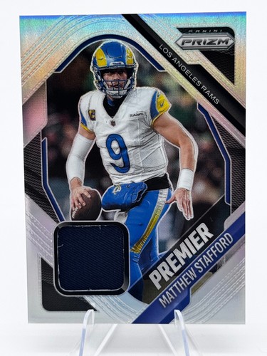 Matthew Stafford Premier Jerseys 2025 Panini Prizm SILVER- PJY-MSD