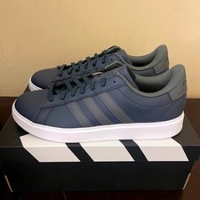 Adidas Grand Court Base 2.0 Mens Navy Blue Grey Sneakers IG9226 Size 9.5