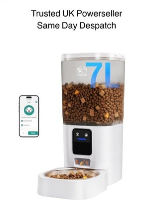 Frienhund 5G WiFi Futterautomat Katzenfutterspender 7L APP Steuerung ACF90W