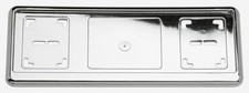 Custom SIze Plastic Number Plate Holder Chrome Finish ABS Durable Surround