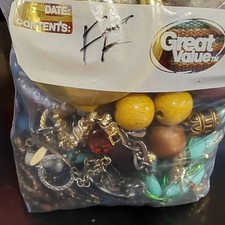 2 Lb Vintage/Now Jewelry Lot Most Wear/Resell Some Repair Harvest Tangled FF 