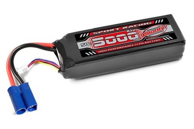 Team Corally Power Racing 50C 5000MAH 3S 11,1V EC-5 Semi-Soft Case / C-49231-EC5