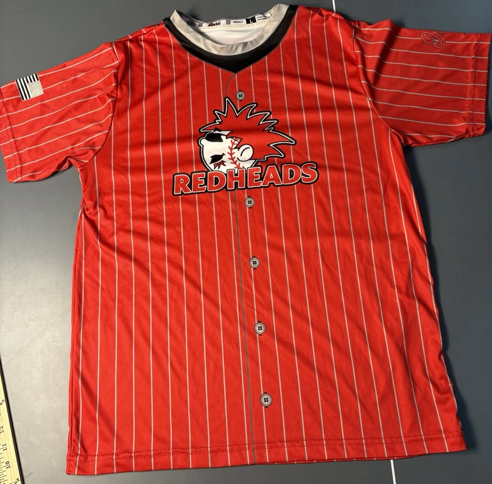 Camiseta a rayas Redheads ND Coach botones falsos talla grande Foto 2 de 4