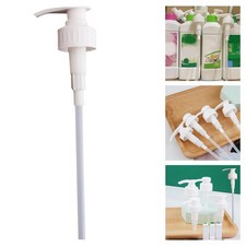 Press Action Soap Dispenser Replacement Pump Plastic Long Hose for Shampoo