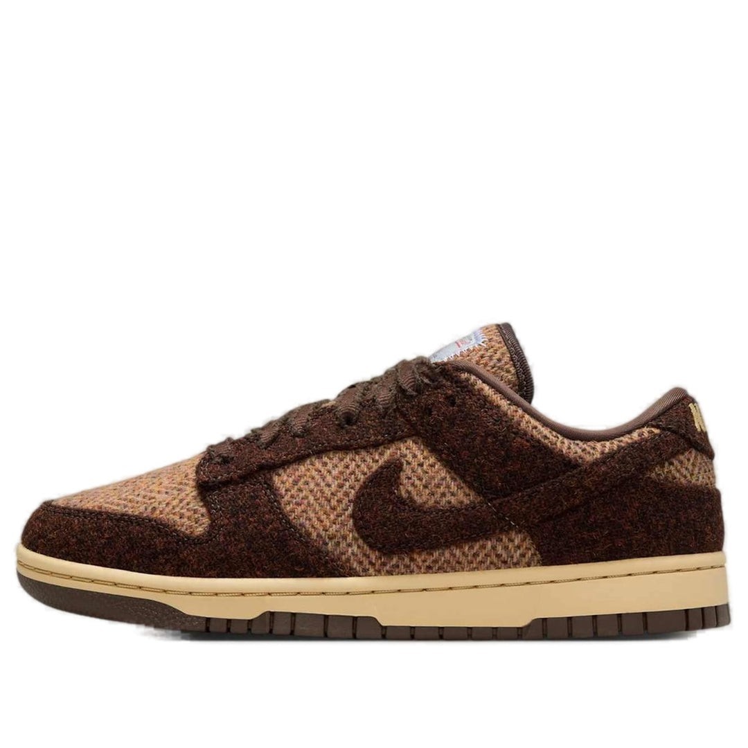 NEW Women's Size 8 Nike Dunk Low Harris Tweed Sesame Brown IO0052