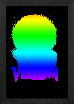 Bild Farbverlauf gerahmt Wandbild Poster Leinwanddruck Bild