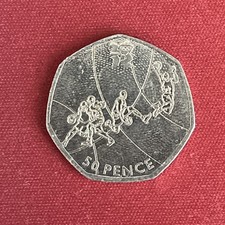2011 London Olympic Games BASKETBALL 50p Coin In Great Condition  - Available on eBay
