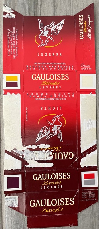 Vintage Collection - Gauloises - France 🇫🇷 - 80s - Empty
