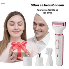 Rasoir Électrique Femme GERTZY Épilateur 4en1 Visage Corps Maillot Sans Fil Neuf