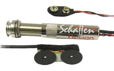 Schatten Player Single Channel Endpin Jack Preamp w/Volume and Tone Controls
