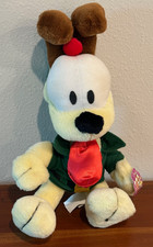 NWT Garfield Odie 16" Christmas Elf Paws Vintage Plush