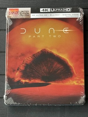 Dune Part Two US Steelbook 4K/2D/Digital Blu-ray New Sealed