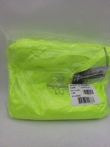 Refrigiwear 0195R MID-WEIGHT RAINWEAR SET LIME REGULAR 4XL image 10