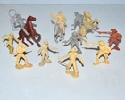 Vintage 1950s 1960s Marx Rifleman Ranch Playset Cowboy Plastic Figures