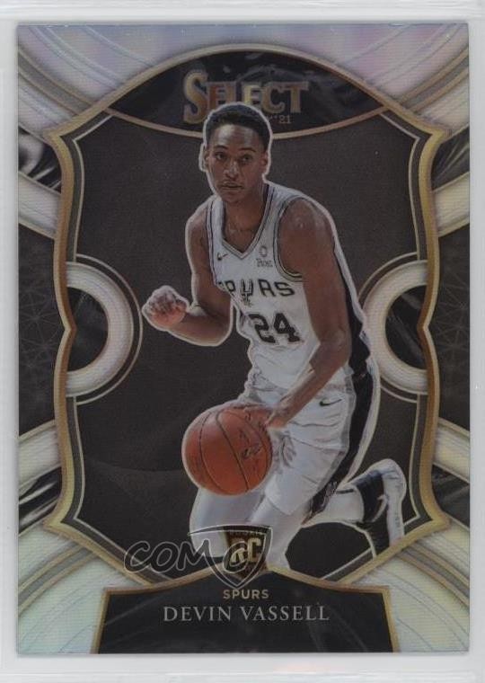2020-21 Panini Select Concourse Silver Prizm Devin Vassell #71 00bf