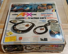 Aurora AFX Slot car race set Jackie Stewart Nite Lights RACING Box Only