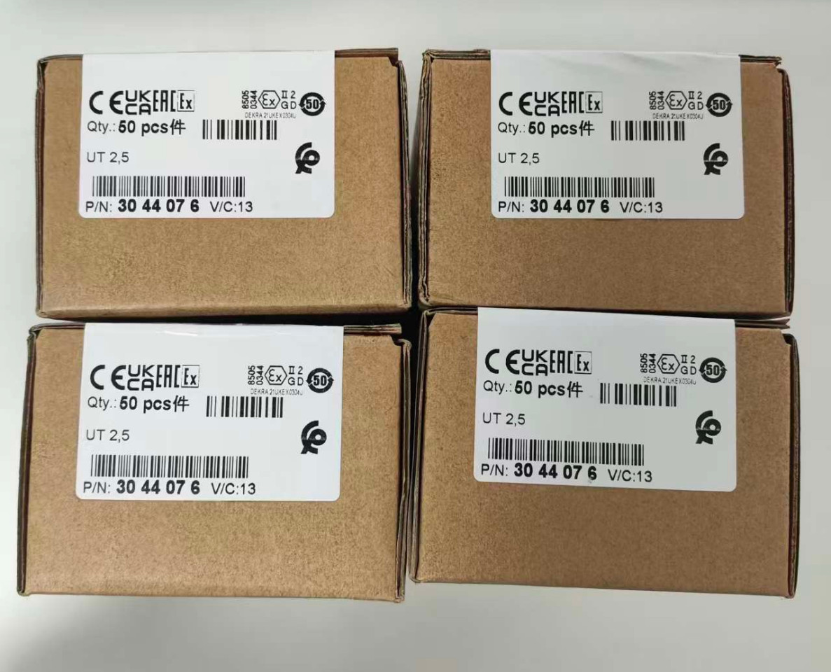 50PCS Phoenix Contact 3044076 straight through terminal block UT 2,5