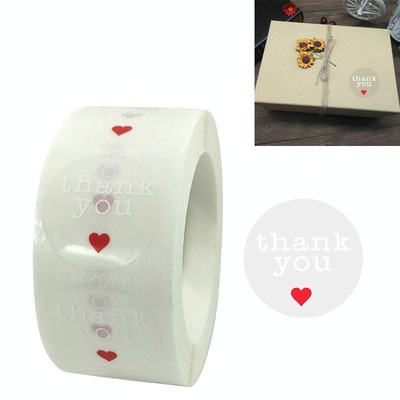 1000 Etichette Adesive Lucide "Grazie Per L'acquisto" - 2 X 3 Pollici, CORBIN QUALITY