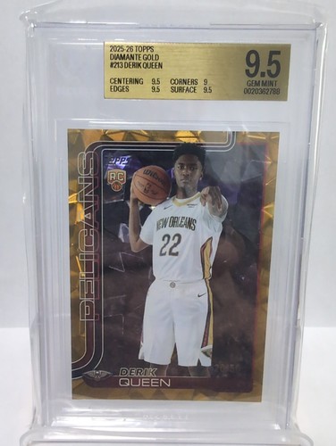 Derik Queen [First] #213 2025 Topps card
