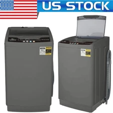 Portable Washing Machine 15.6Lbs Capacity Full Automatic Washer with 10 Programs