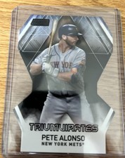 2021 Pete Alonso - (32/99) Topps  Stadium Club Triumvirates Black Die Cut -Mets
