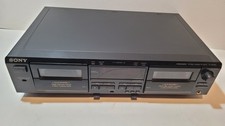 Vintage Sony TC-WE425 Dual Cassette Deck Auto Reverse Dolby