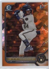 2022 Bowman Sapphire Chrome Prospects Orange 1/50 Felix Valerio #BCP-128 10yf