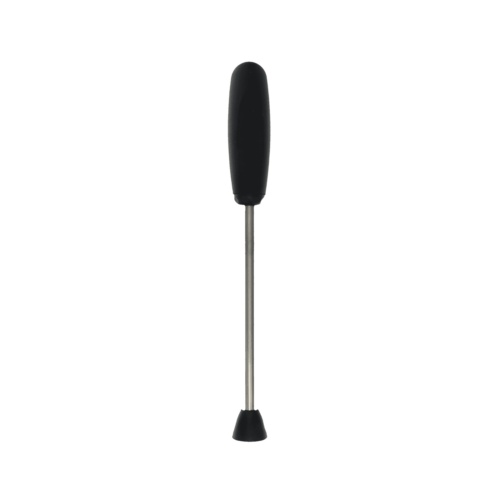 Cork Pops Stainless Steel Cocktail Muddler Bar Tool - Black - Comfort Grip