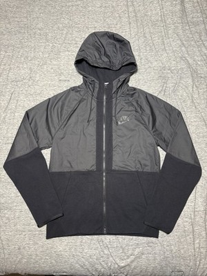 Nike NSW Tech Essentials Full-Zip Fleece Hooded Jacket Black DD4896-010  S 