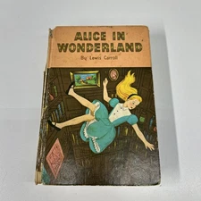 Alice In Wonderland By Lewis Carroll Whitman Publishing 1955 HB Book.