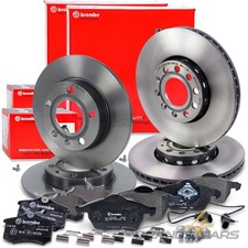 BREMBO BREMSSCHEIBEN+BREMSBELÄGE VORNE+HINTEN FÜR AUDI A4 B6 8E B7 8H