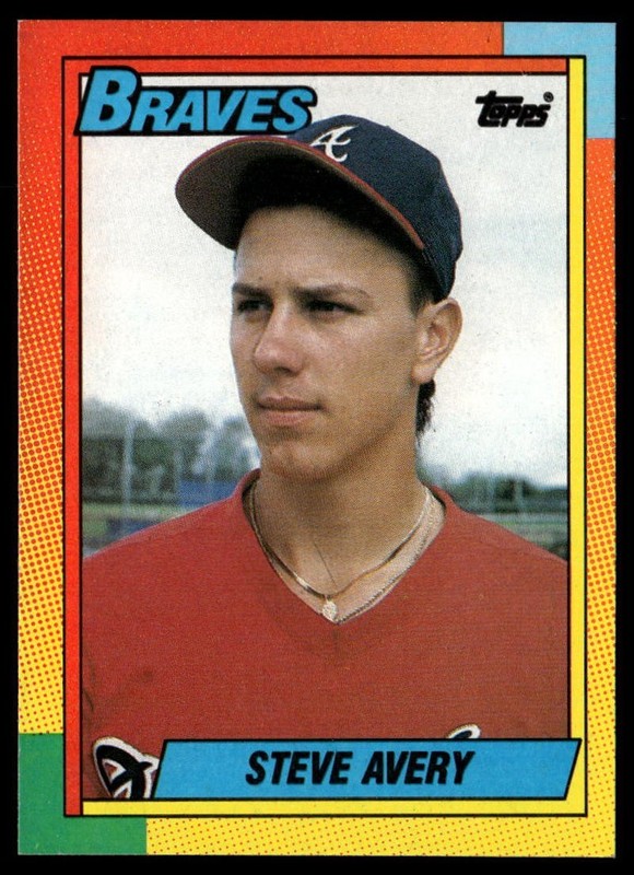 Steve Avery lot = (12) cards - Atlanta Braves LHP