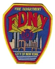 *HTF UNIQUE* City of New York NY Fire Department FDNY *SKYLINE* patch - NEW!